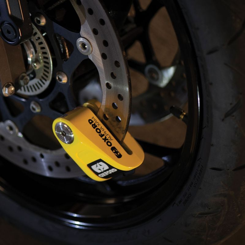 Alpha XA14 Alarm Disc Lock Yellow/Black