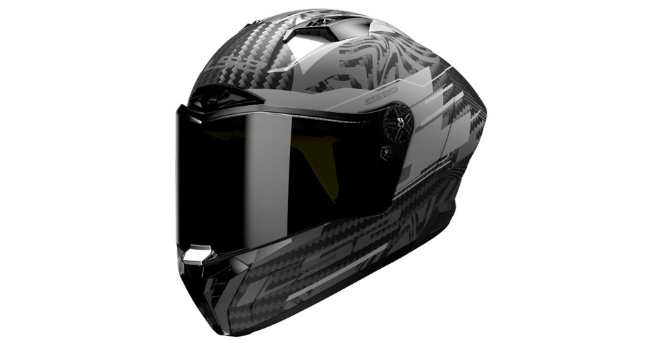 LS2 FF805 Thunder GP Polar – Mat sort
