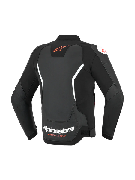 ALPINESTAR LEATHER JACKET GP FORCE V2 BLACK/WHITE