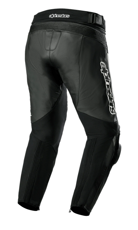 ALPINESTAR LEATHER PANT MISSILE V3 BLACK/WHITE