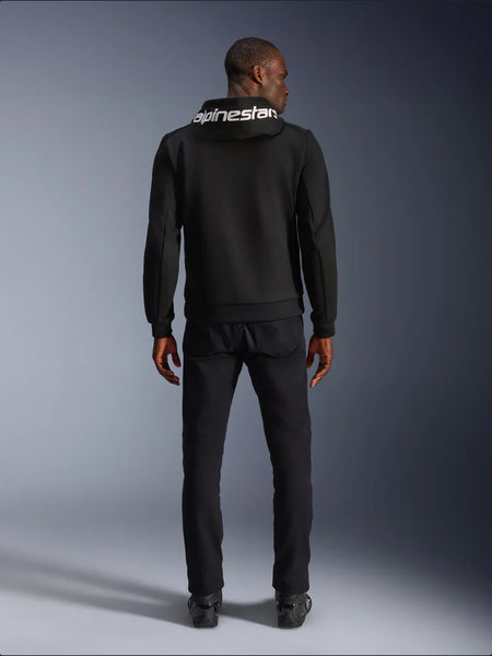 ALPINESTAR HOODIE CHROME V2 BLACK/WHITE