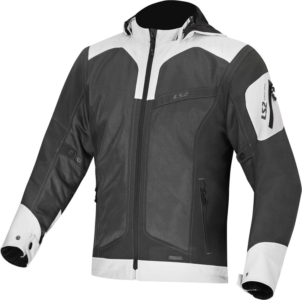 LS2 BOLTON AIR MAN JACKET GREEN GREY