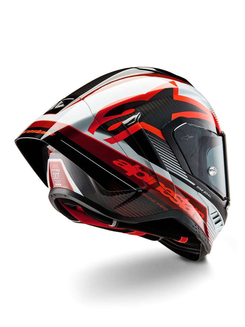 Alpinestars Helmet Supertech R10 Team Black/Carb/Red/White