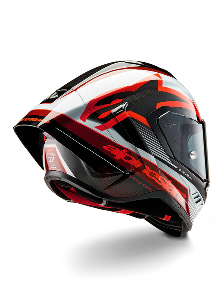 Alpinestars Helmet Supertech R10 Team Black/Carb/Red/White