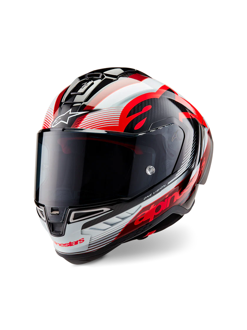 Alpinestars Helmet Supertech R10 Team Black/Carb/Red/White