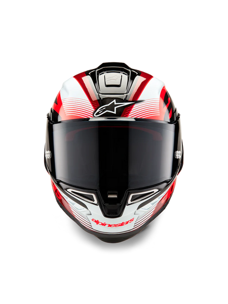Alpinestars Helmet Supertech R10 Team Black/Carb/Red/White