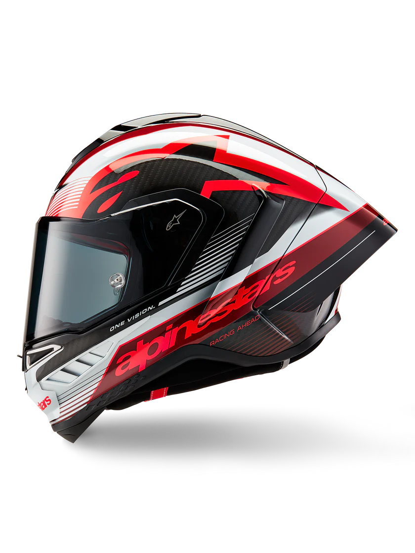 Alpinestars Helmet Supertech R10 Team Black/Carb/Red/White