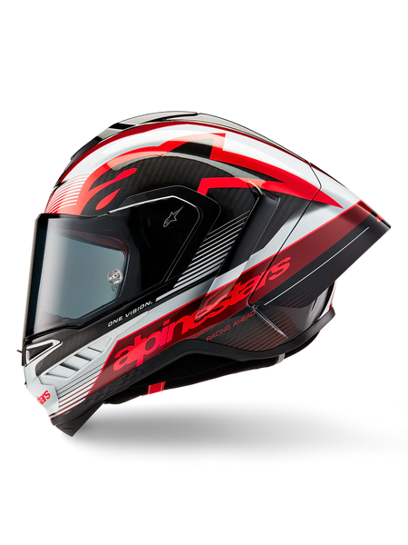 Alpinestars Helmet Supertech R10 Team Black/Carb/Red/White