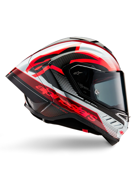 Alpinestars Helmet Supertech R10 Team Black/Carb/Red/White