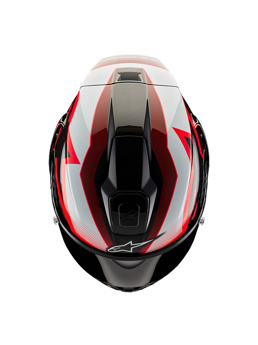 Alpinestars Helmet Supertech R10 Team Black/Carb/Red/White