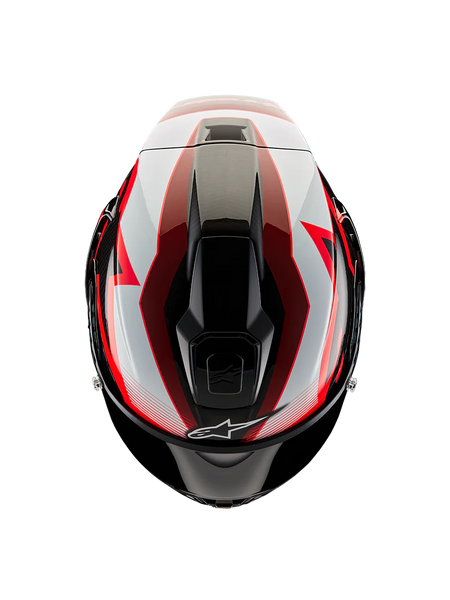 Alpinestars Helmet Supertech R10 Team Black/Carb/Red/White