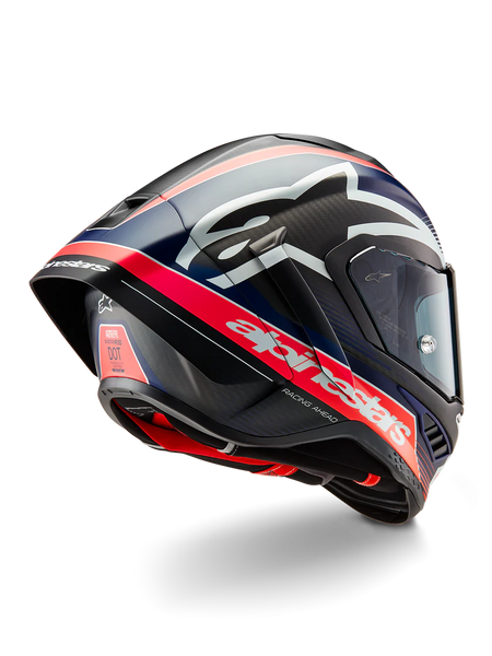 Alpinestars Helmet Supertech R10 Team Black/Carb/Blue/White