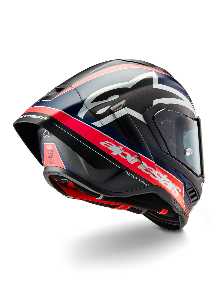 Alpinestars Helmet Supertech R10 Team Black/Carb/Blue/White