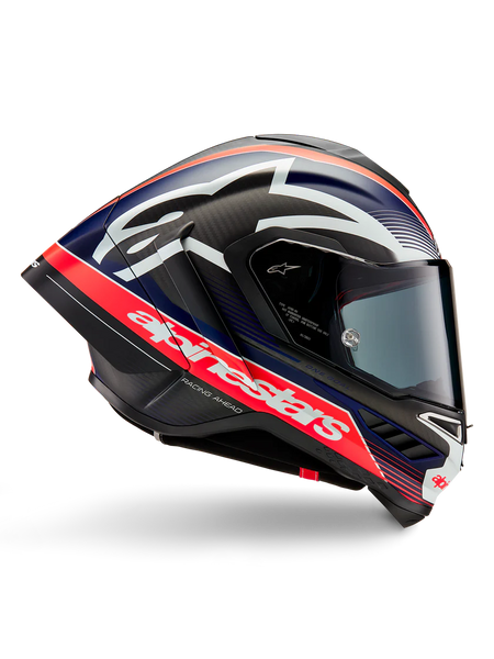 Alpinestars Helmet Supertech R10 Team Black/Carb/Blue/White