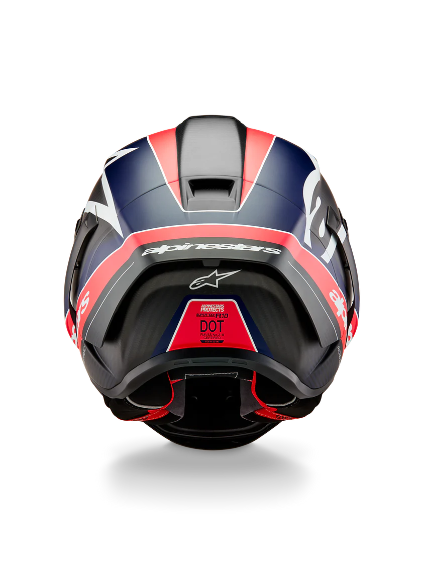 Alpinestars Helmet Supertech R10 Team Black/Carb/Blue/White