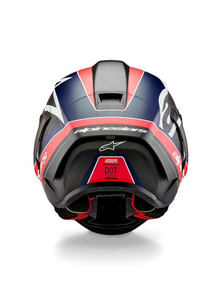 Alpinestars Helmet Supertech R10 Team Black/Carb/Blue/White