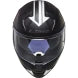 LS2 FF811 VECTOR II SPLITTER BLACK WHITE