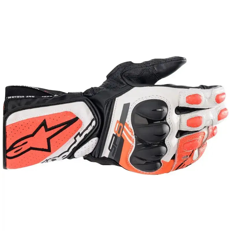 Alpinestars Glove SP-8 v3 Black/White/Red