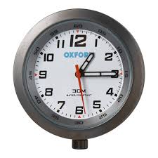 Oxford Clock-Titanium case & white face