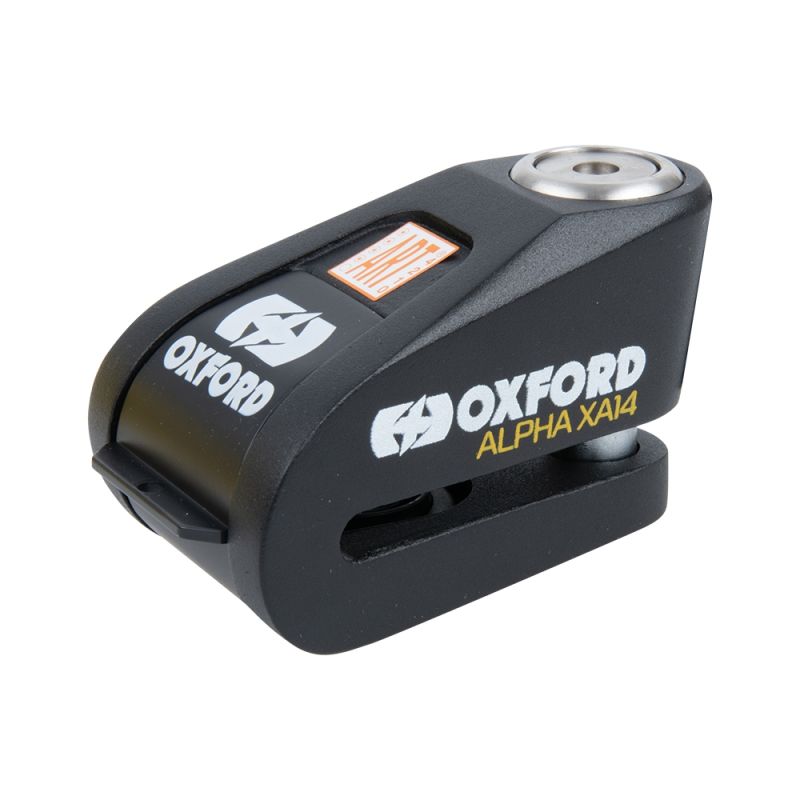 Alpha XA14 Alarm Disc Lock Black/Black