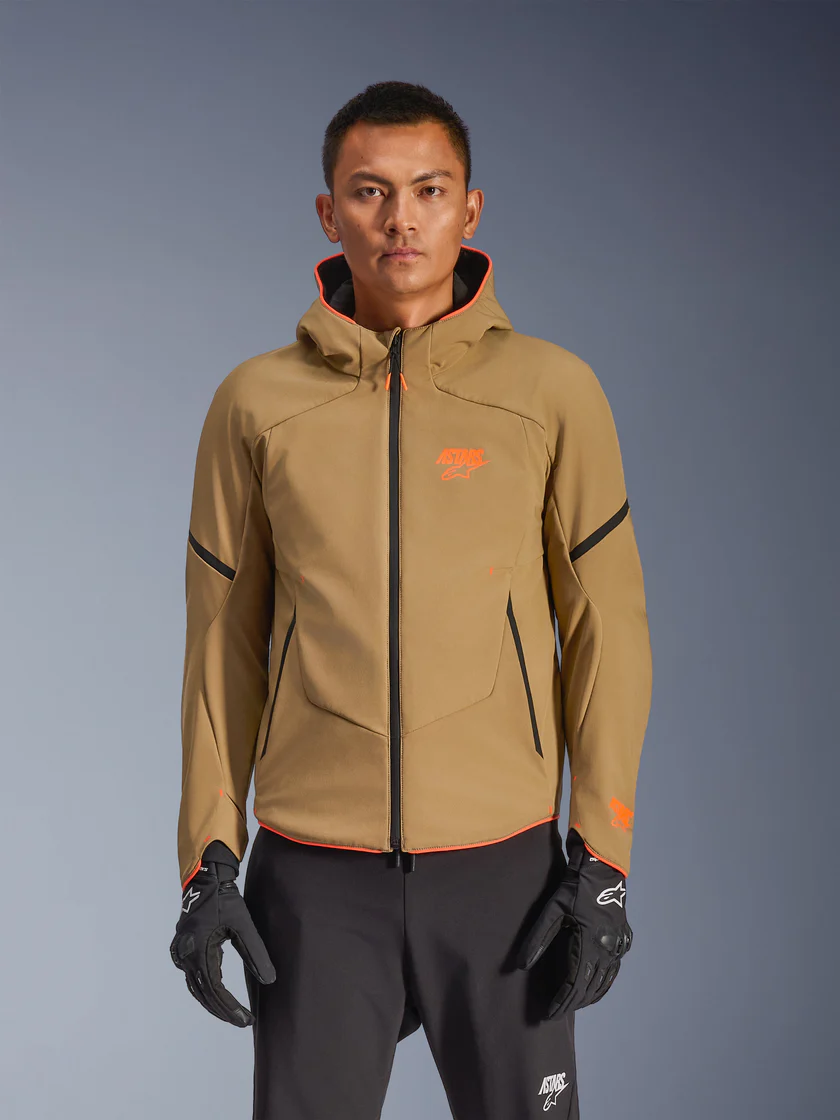 ALPINESTAR JACKET AEROSHELL WP KHAKI - Billede 3
