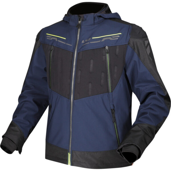 LS2 ZIRCONIUM JACKET BLUE black HI-VI YELLOW