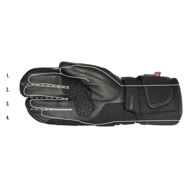 Polar 1.0 MS Glove Blk/Fluo - Billede 5